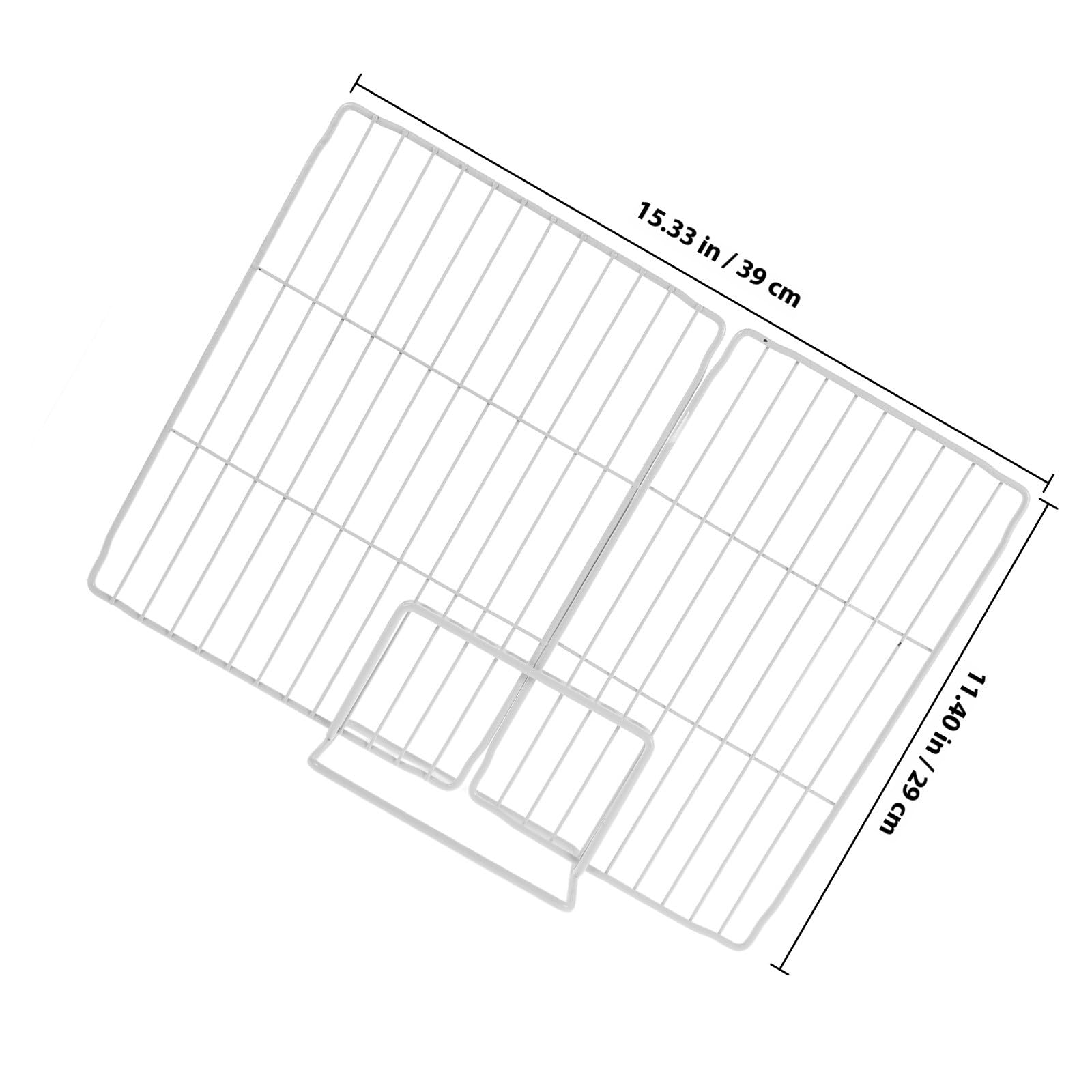 Metalldraht Kühlschrank Trennwand & Nizer, platzsparende Regalplatte, interne Ser für Einzelhandel & Heimgebrauch, perfekt für Küche & Speisekammer Lagerung