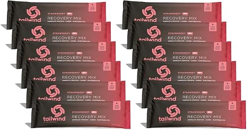 Miniatura 22 de Tailwind Nutrition Mezcla de recuperación, 0.71 oz de proteína completa, carbohidratos y electrolitos, mezcla de bebida en polvo para después del