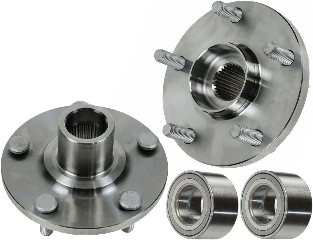 Front Wheel Bearing Hub Assembly with 5 Lug Compatible with Lexus ES300H ES330 ES350 RX330 RX350 RX400H,Toyota Avalon Camry Venza Sienna Solara Highlander Wheel Bearing 930-400-510063