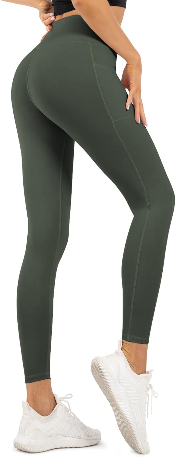 High Waisted Leggings for Women Tummy Control Yoga Pants Workout Leggings Ultra Soft No See Through - Image 4