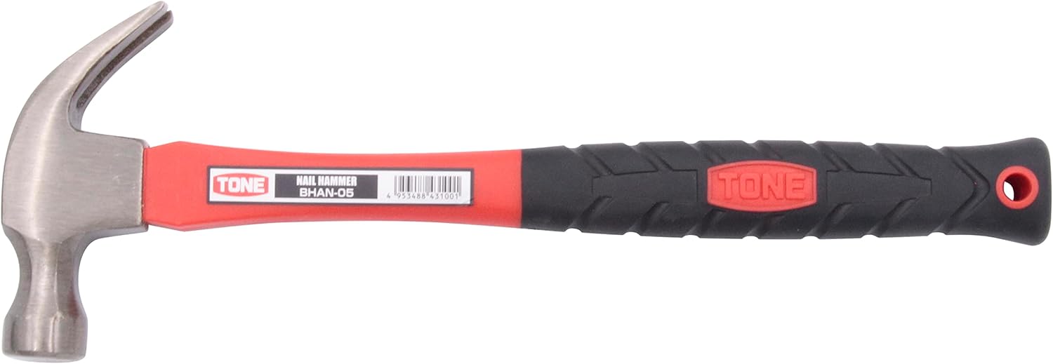 Tone BHAN-05 Nail Hammer, Red/Black, 0.5 lb