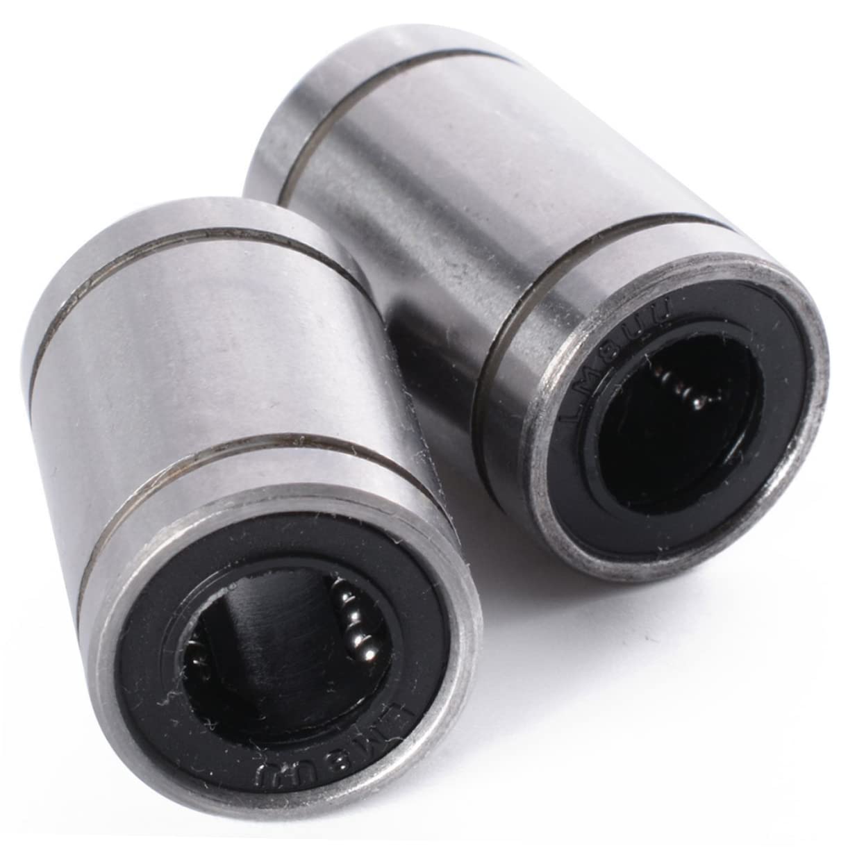 VILLFUL 12pcs Linear Bearings Lm8uu Carbon Chromium Bearing Steel 3D Thermistor 8 * 15 * 24mm Linear Bearing