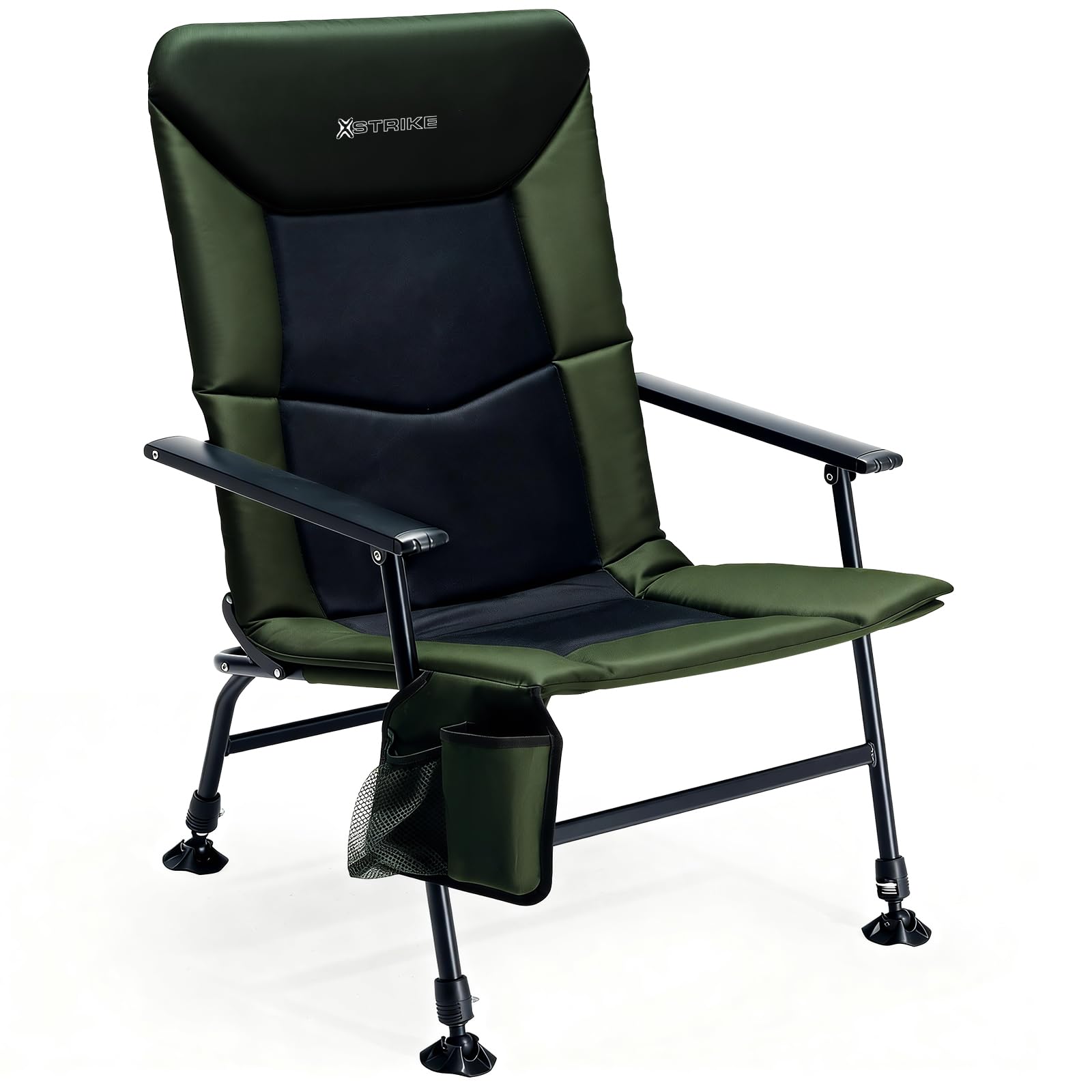 Amazon.com: X Strike Oversized Folding Fishing Chair with Rod