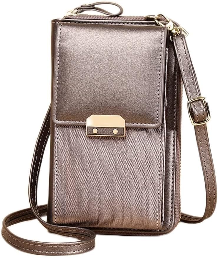 Mobile Phone Shoulder Wallet Small PU Leather Crossbody Hang Bags For Ladies Card Holder Coin Purse