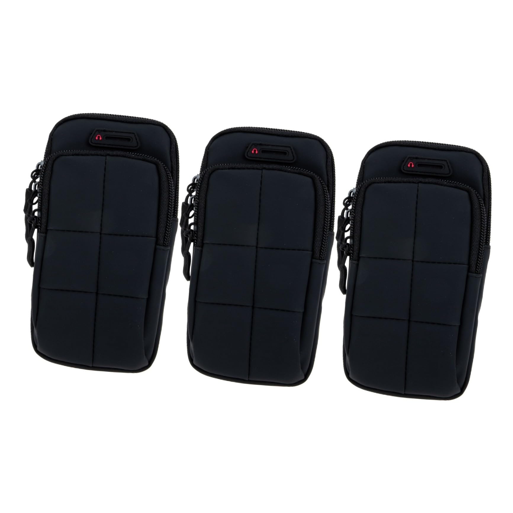 UPKOCH 3piezas Deportivo para Correr Funda para Teléfono Móvil Bolsillo y Transpirable para Entrenamiento y Ejercicio
