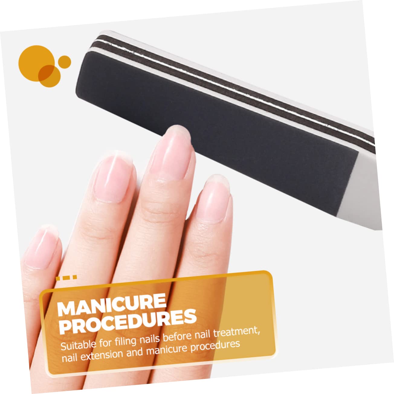 FRCOLOR 60pezzi Filo Per Unghie Spugna e Vetrata Strisce Per Lucidatura e Pedicure Strumenti Professionali Per Manicure e Delle Unghie