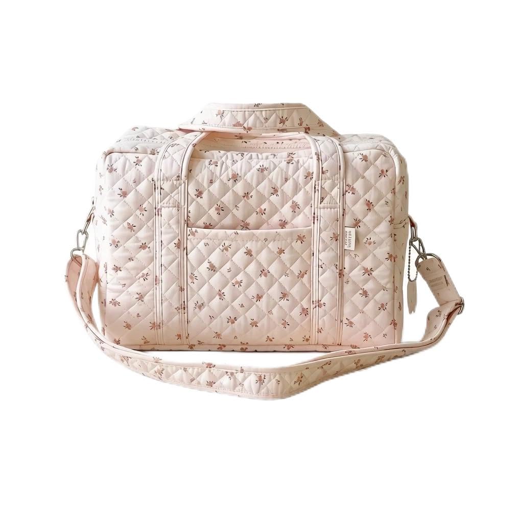 Baby Changing Bag Hospital Maternity Bag Mommy Bags Diaper Tote (Pink)