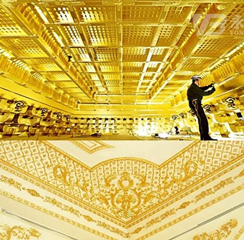 Image of Gold Leaf Sheets, 100 Sheets, 8 by 8.cm Gilding Foil for Gilding, Resin Art, Decoration Crafting, Paintings, Arts Crafts, Nail Deco,Furniture, Size 3.14 * 3.35 inhches (100)