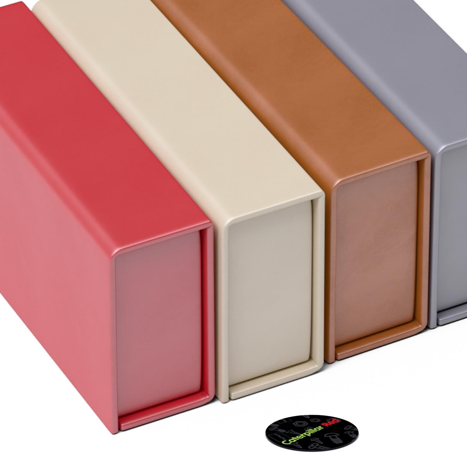 4 x Magnetic USB Presentation Gift Boxes, Cream/Red/Grey/Orange Colours, flash drives, removable drives, Wedding USB Box
