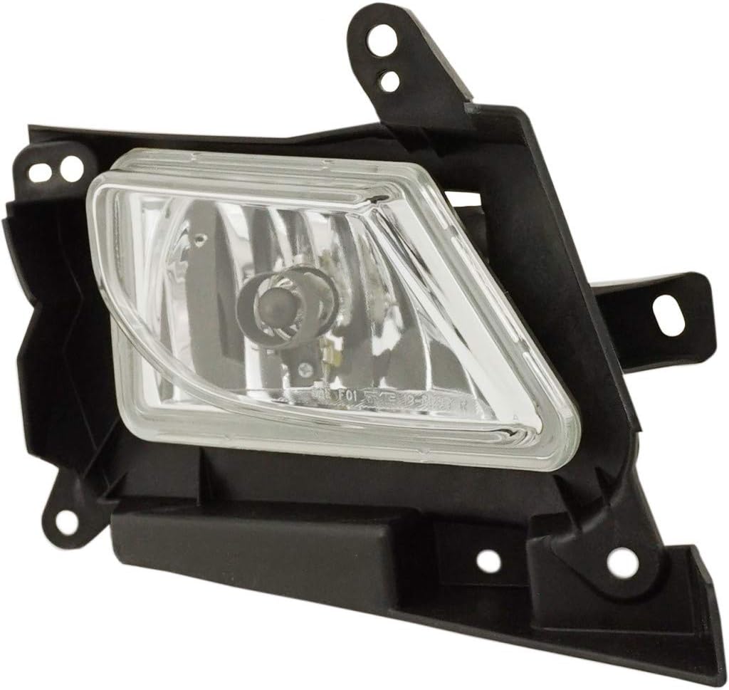 CarLights360: For 2010 2011 MAZDA 3 Fog Light Assembly Passenger Side | w/Bulbs | Replacement for MA2593119