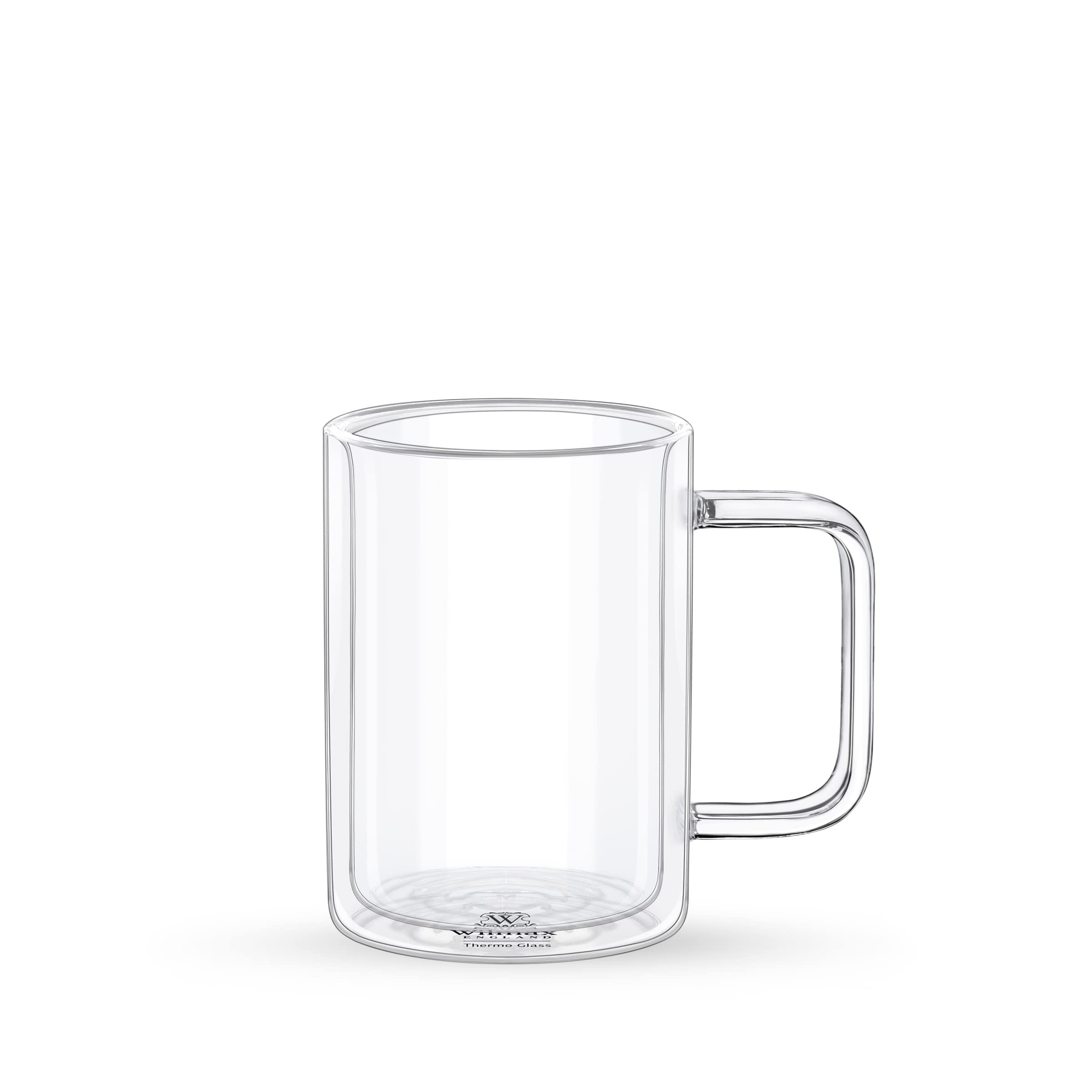 Wilmax Doppelwandig Thermogläser Fassungsvermögen: 400ml - Kaffeetassen Cappucino Latte Macchiato Espresso Mokka Tassen - Kaffee-Gläser 6 SET