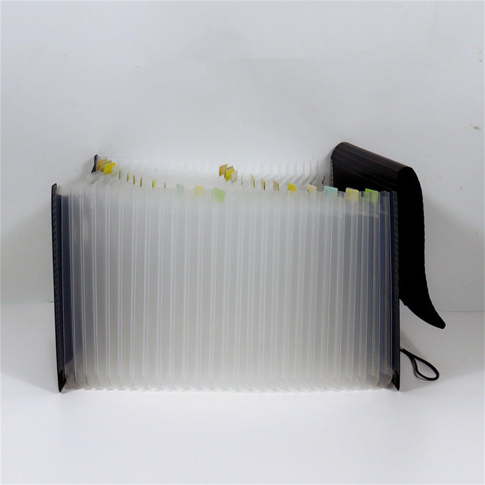 Carpeta Carpeta de pie retráctil Mini maletín Bolsa órgano expandible con tapa para Almacenamiento de Archivos