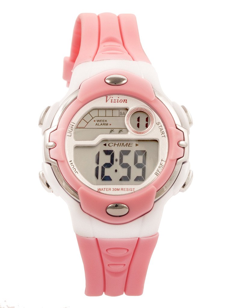 Vizion Digital Multi-Color Dial Sports-Alarm-Backlight Watch for Kids-W-8532B-2 (B01N6S7F61) Amazon Price History, Amazon Price Tracker