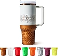 Vista 41 de Botas de silicona para Stanley, protector inferior de copa, accesorios para Stanley Quencher H2.0 FlowState Tumbler 20oz/20oz/30oz/Stanley Adventure