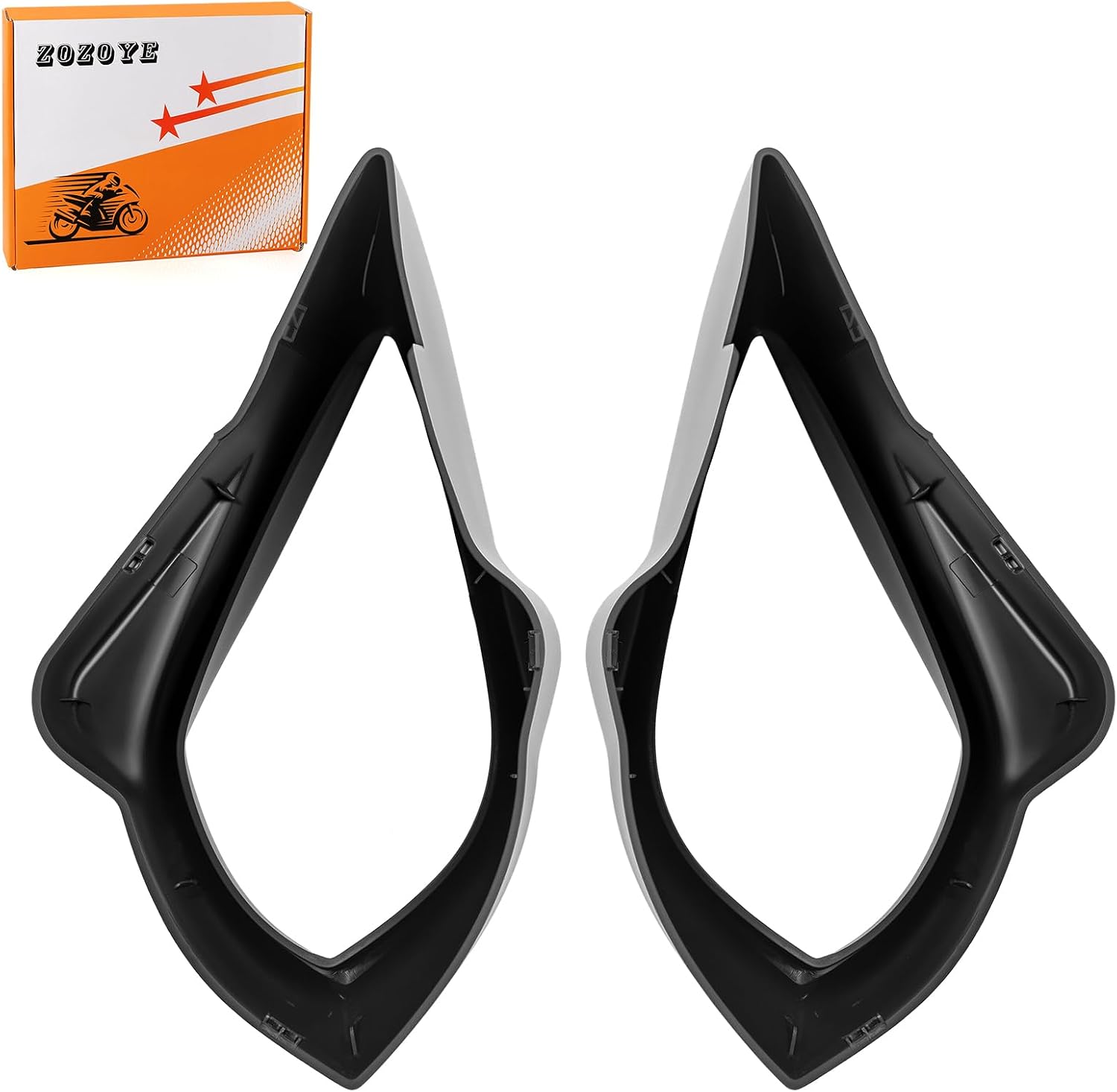 Left + Right Headlight Cover Trim for Yamaha Wolverine Raptor 250 350 450 700 YFM250 YFM700 YFZ450 2004-2024 5TG-84166-01