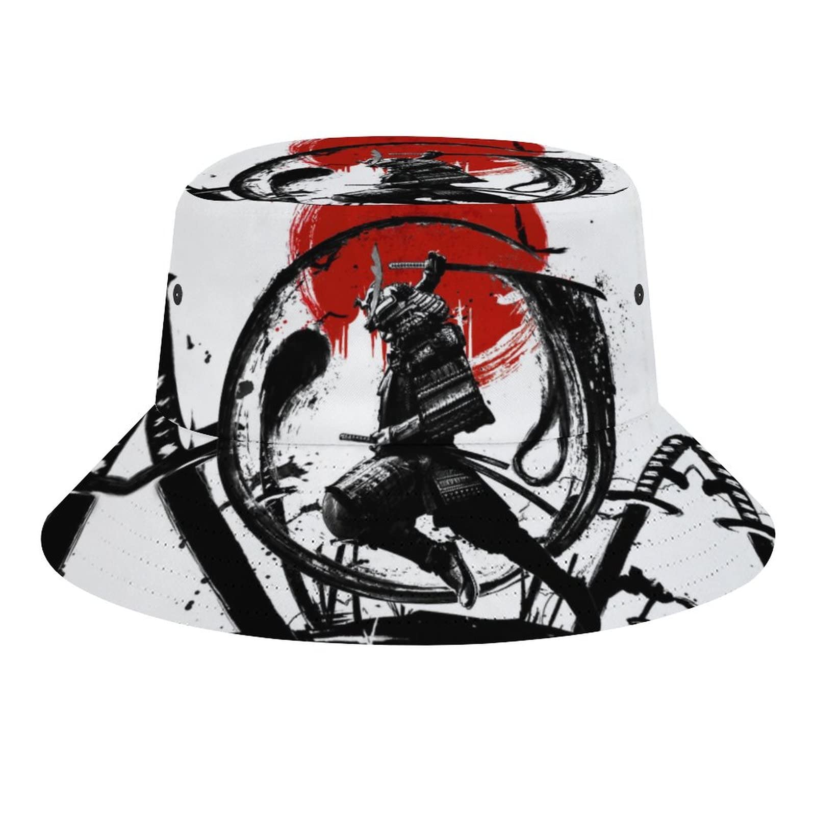 Japanese Samurai Fisherman's Hat, Bucket Hat Suitable for Outdoor Travel Sun Caps.