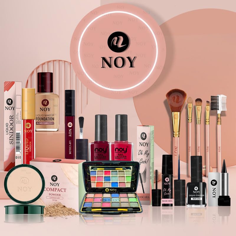 NOY Couture Collection High End Makeup Kit Sets for Runway Worthy Beauty Rich Ingredients-Vitamin E & Highly Pigmentation NO#499 (Pack of-15)