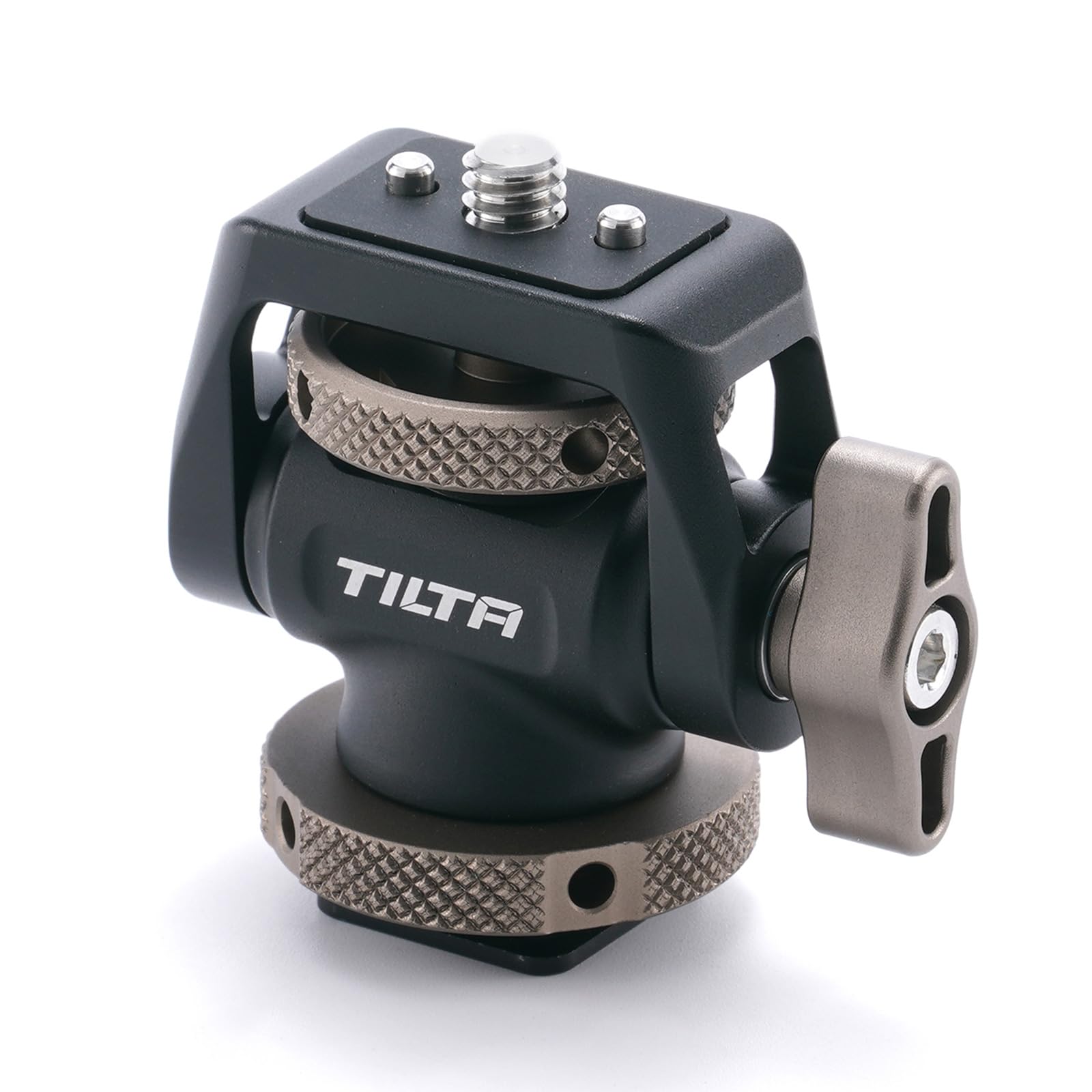 Tilta Staffa di montaggio accessorio 1/4″-20 con perni di posizionamento a morsetto NATO - Nero TA-AMB5-B