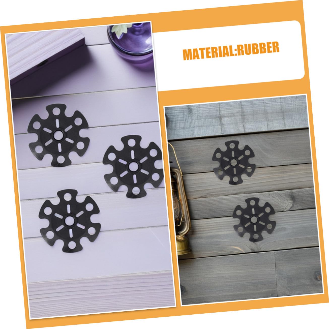 20 Piezas Protectores de para Bastones de Senderismo Canastas de Nieve Forma de de Nieve Caucho Resistente para Estabilidad y Lodosos