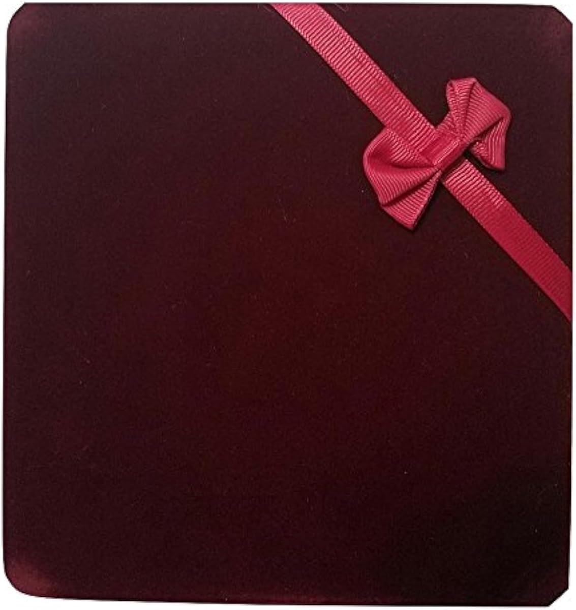 XL Extra Large Burgundy Velvet Set Gift Box for Jewelry - Necklace Earring & Bracelet