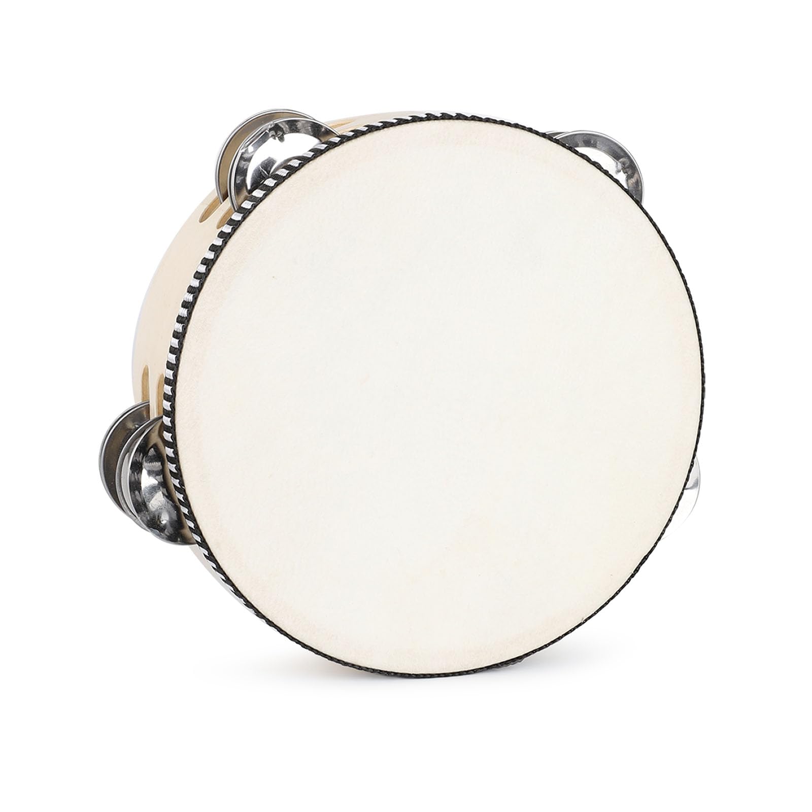 Amazon.com: LIEKE Tambourine 6 Inch Goatskin Drumhead Hand Held