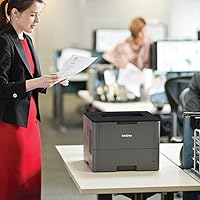 Vista 6 de Brother HL-L6200DW Wireless Monochrome Single-Function Laser Printer - Print only - 48 ppm, 1200 x 1200 dpi, Auto Duplex Printing, 8.5" x 14", 256MB