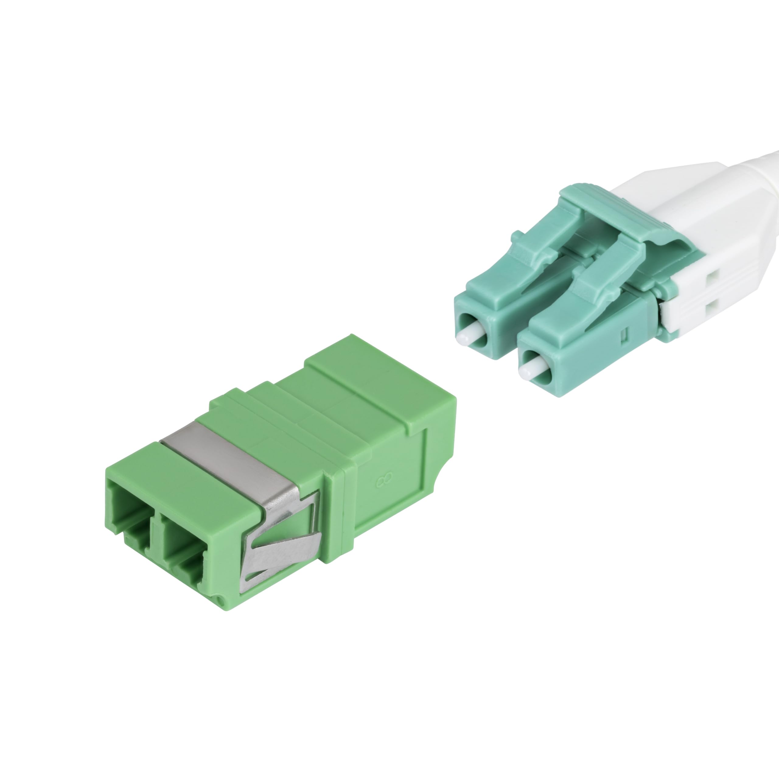 StarTech LC do LC łącznik LC, zestaw 10 sztuk, OS2 jednomodowy SC LC światłowód łącznik bez kołnierza, LC/APC Duplex Adapter