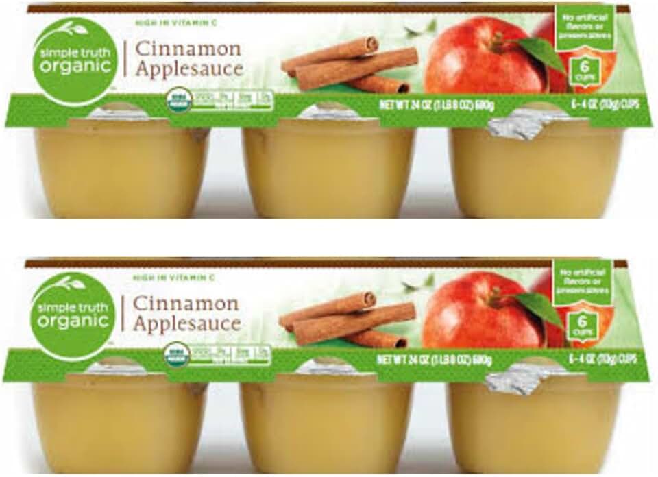organic unsweetened applesauce