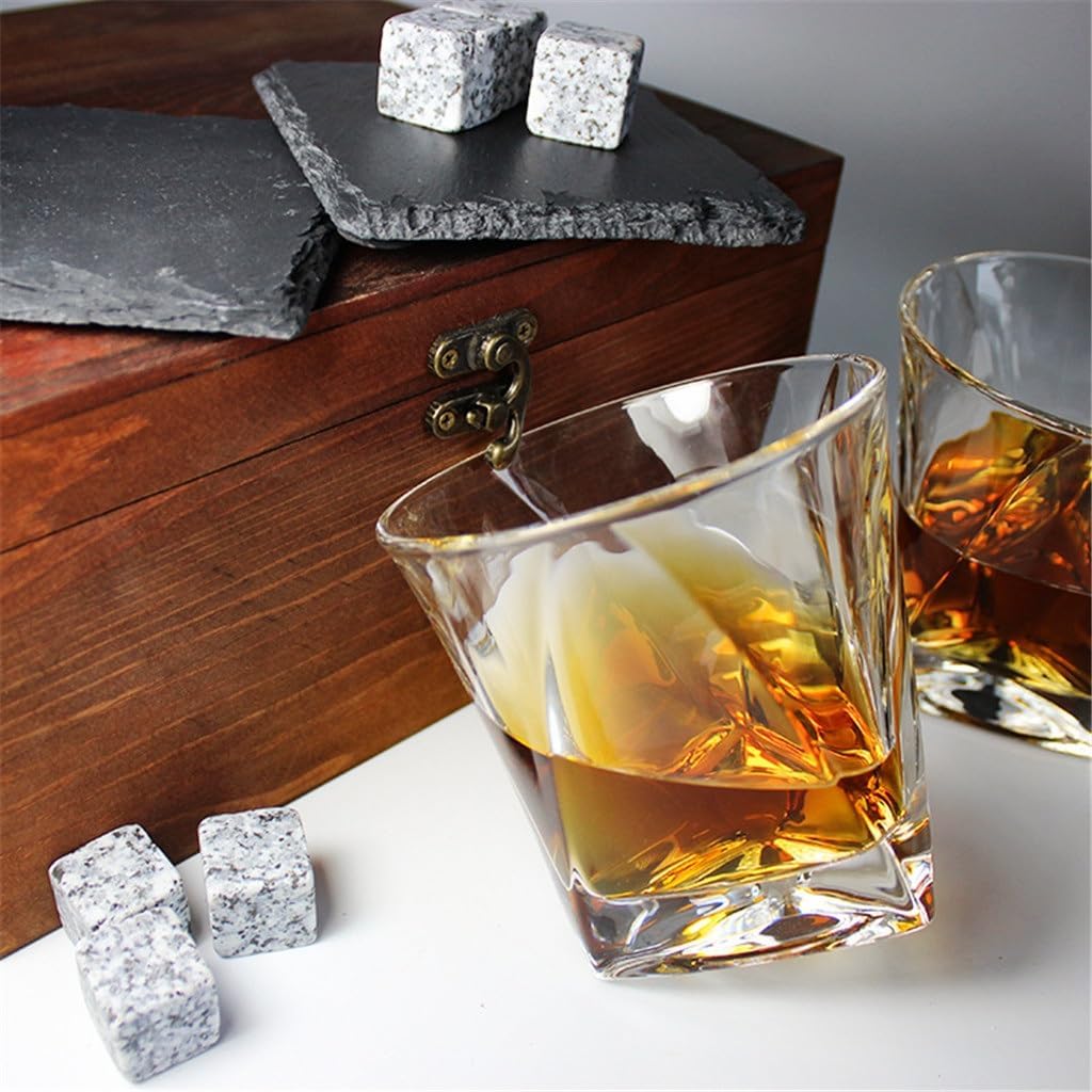 Whiskey Ice Stone Triangular Cup Set Gift Set