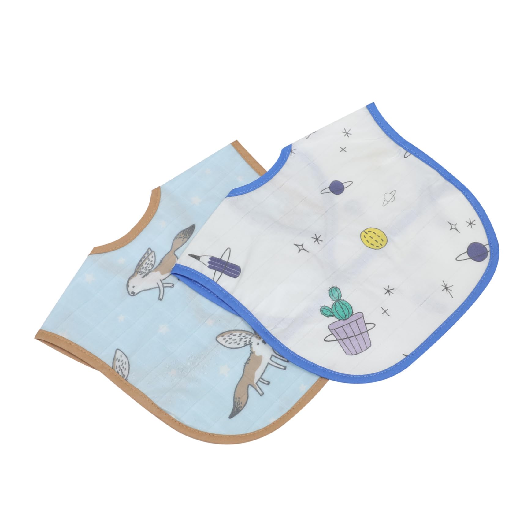 ibasenice 6pièces Bavoirs Coton Étanches Lot De Confortables Et Réglables Idéaux Pour Repas Serviettes Anti-salissures Pour Nourrissons Avec Motif Adorable