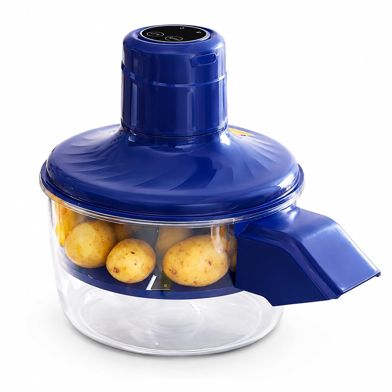 Éplucheur de pommes de terre électrique rechargeable, éplucheur automatique de légumes et de fruits avec lame en acier inoxydable pour éplucher facilement les pommes de terre, les carottes et l'ail
