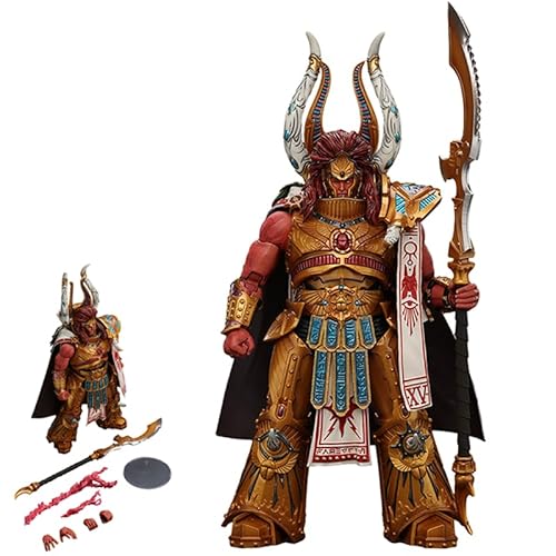 JOYTOY Warhammer 40k 1:18 Action Figure - Thousand sons - Magnus The Red - Primarch of The XVth Legion - 8.66