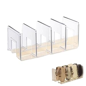 Genérico Zapatero para niños, Paquete de organizadores de Zapatos, Organizador de Zapatos de acrílico, Almacenamiento de Zapatos de 4 Secciones para niños para Entrada de Armario