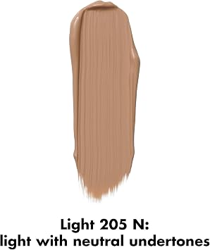 e.l.f. Camo CC Cream, Color Correcting Medium-To-Full Coverage Foundation with SPF 30, Light 205 N, 1.05 Oz (30g)