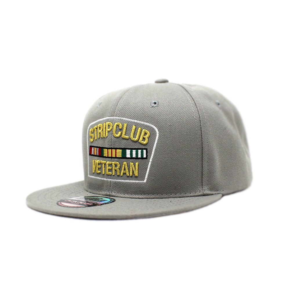 CHOK.LIDSStrip Club Veteran Flat Visor Ball Cap Baseball Cap Snapback Closure PS101