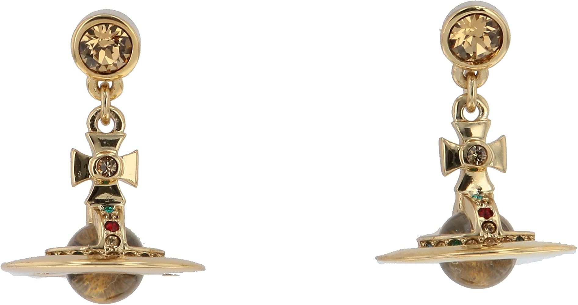 ヴィヴィアンウエストウッドPETITE ORB ドロップ ピアス NEW PETITE ORB ピアス(シルバー系)（レディース）（1205999333