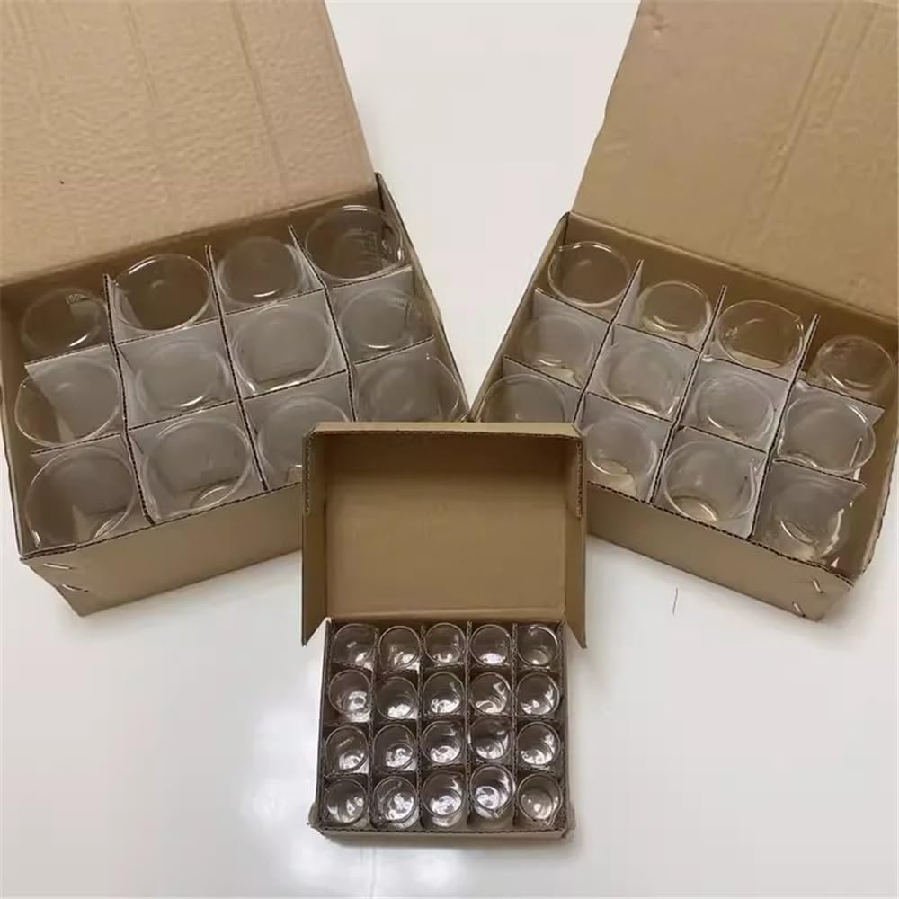 Zlewka 50/100/250/500/1000 ml, szklana zlewka do eksperymentów w wysokich temperaturach (300 ml 12 szt.)