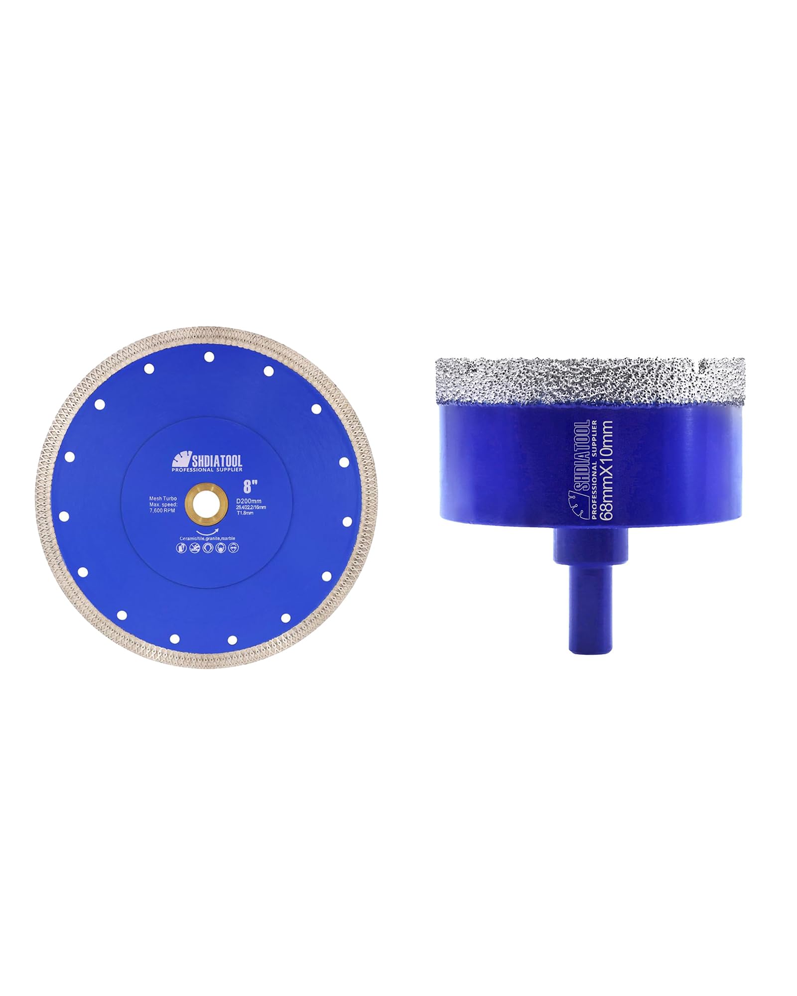 Disque à tronçonner diamant et forets diamant SHDIATOOL pour perçage - 8