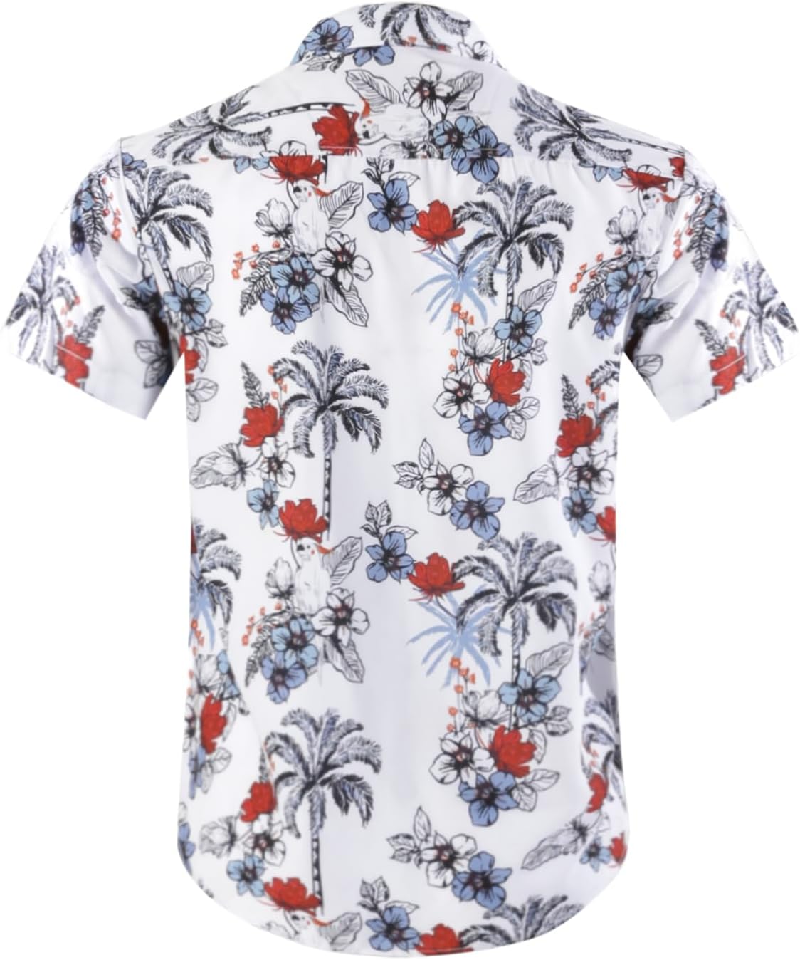 Allsense Men's Short-Sleeve Button-Down Tropical Hawaiian Shirt - Image 3