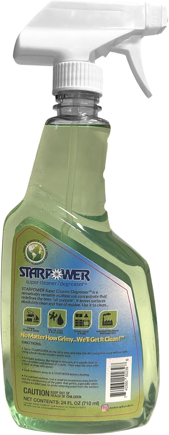 STARPOWER Heavy Duty All Purpose Multi Surface Grease, Oil, Grime Remover, 24 Ounces - Image 2