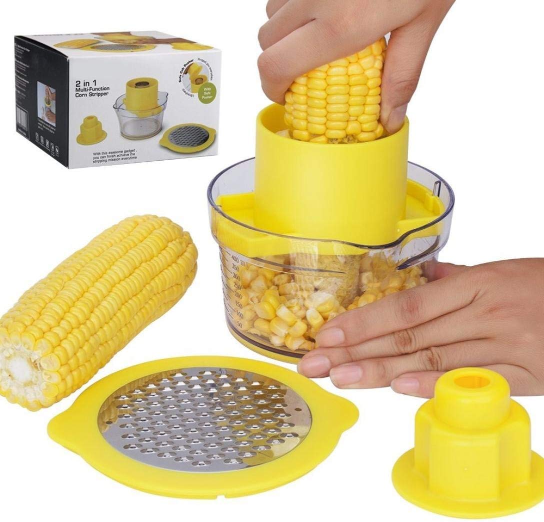 Buy Praxon 2 in 1 Corn Stripper Cutter Cob Remover, Deluxe Sweet Corn