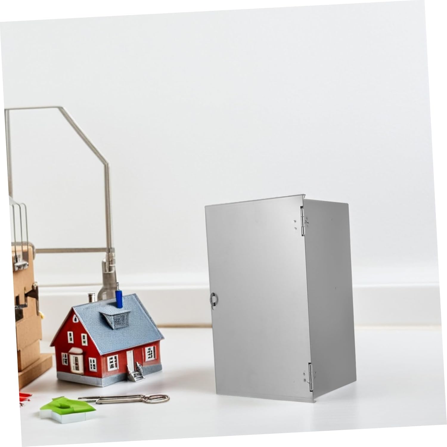 Gadpiparty Waterproof Outdoor Electrical Box: Weatherproof Lockable Junction Case - Electric Equipment Holder - Project Enclosure with Keys