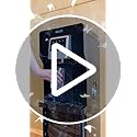 Bottom Loading Water Dispenser Cooler with Ice Maker 18lbs Daily Capability Perfect for Home Office Black (Without HOT Water)