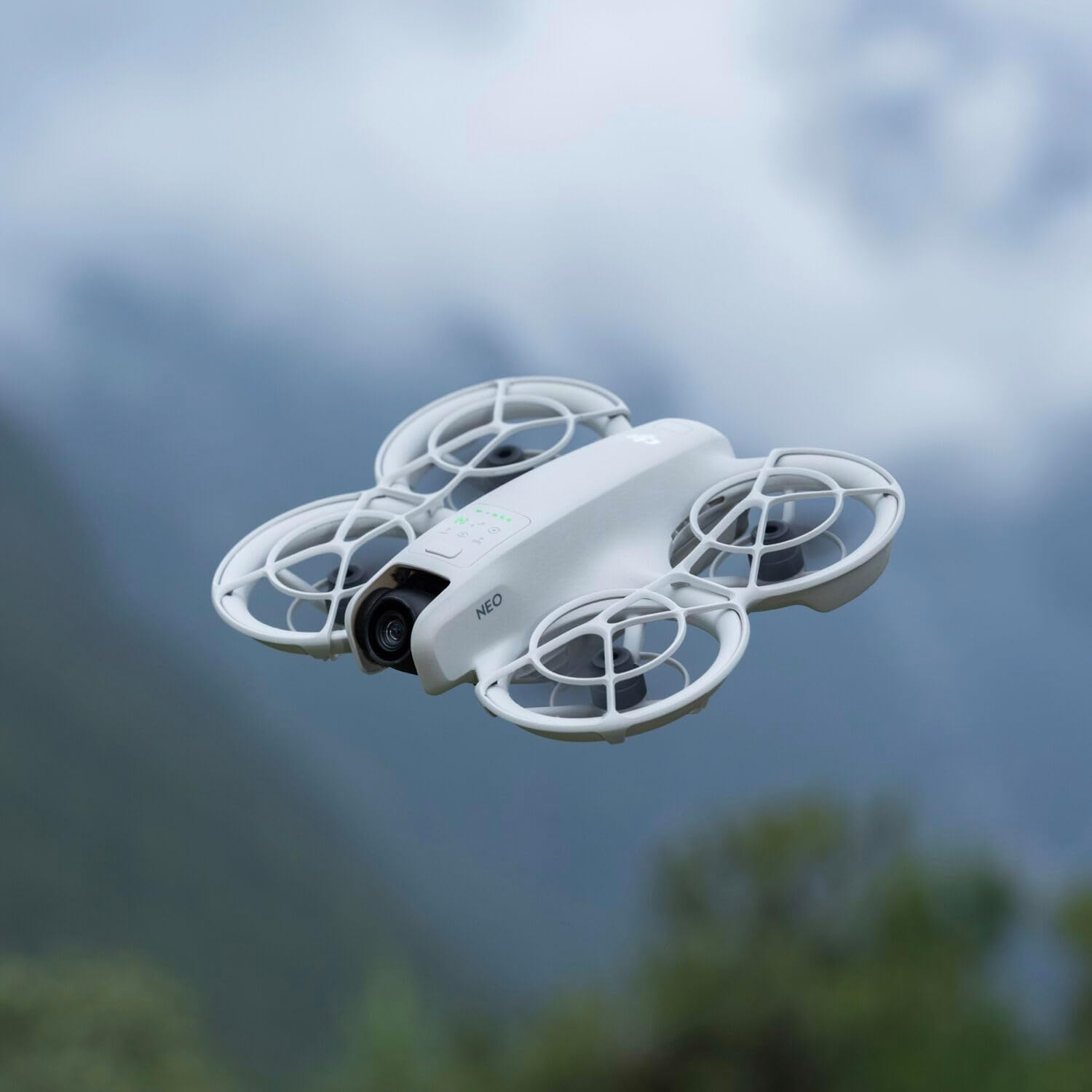 DJI Neo Drone | Palm-Sized 135 g Foldable 4K Video Quadcopter for Vlogging & Travel | AI Subject Tracking, Palm Take-Off/Landing, Full-Coverage & 18-Min Flight Time + Sling Backpack + More