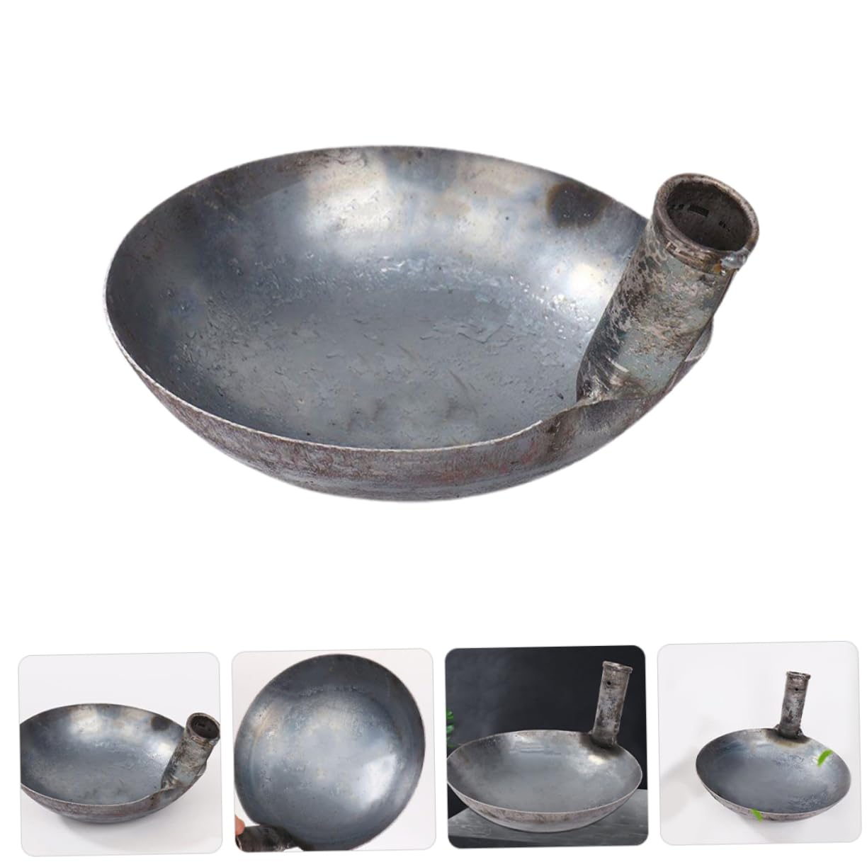 HANABASS Louche à Eau en Fer Épaissi Grosse Capacité, Design Confortable à Saisir, Ustensile Cuisine Pratique pour Arroser Fleurs Jardin
