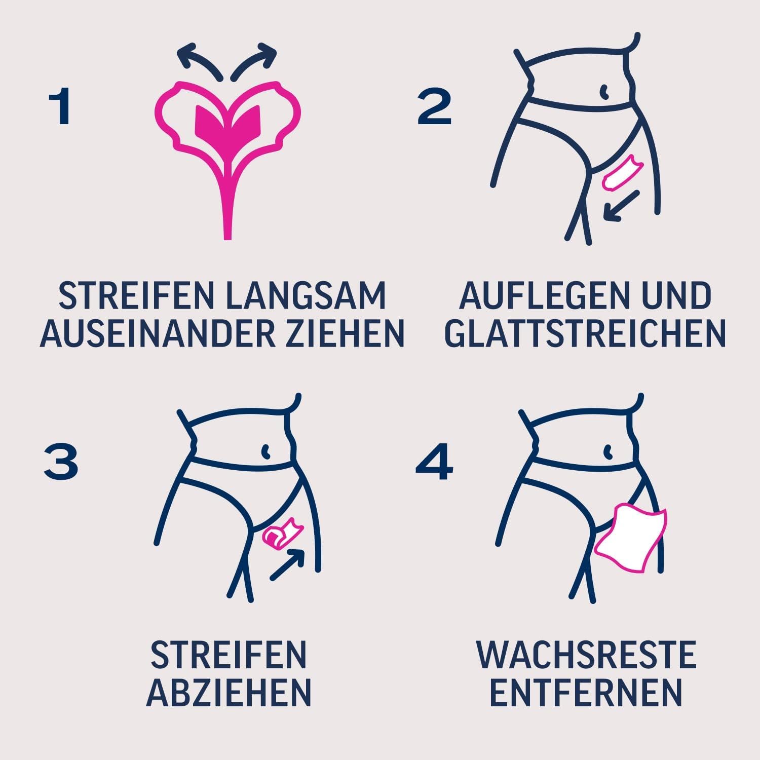 Kaltwachsstreifen 6er Pack Bikini und Achseln für einfache Haarentfernung auch bei sehr kurzen Haaren Veet Kaltwachsstreifen Bikini & Achseln 6x16 Stück