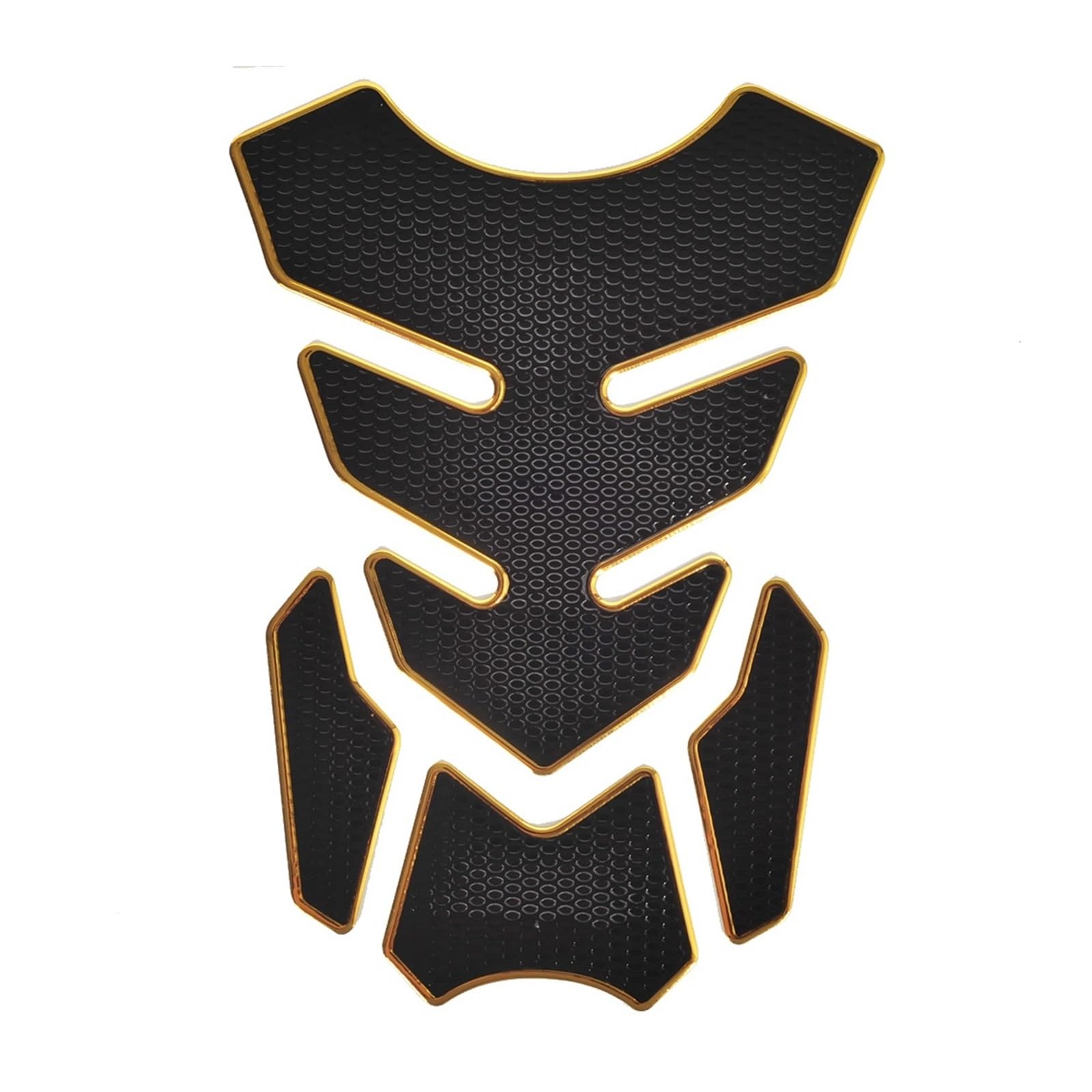 Motorbike Fuel Tank Sticker Universal Motorcycle Gas Fuel Tank Pad Protector Rubber Motorbike Stickers Decal