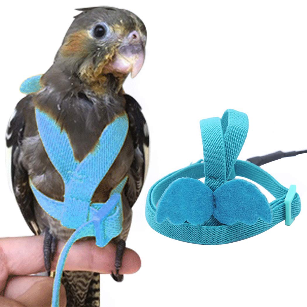 boxoon Bird Harness Fashion Adjustable Parrot Flying Rope Cockatiel Harness Bird Harnesses Parrot Flying Ropes Pet (B091YKDSXX) Amazon Price History, Amazon Price Tracker
