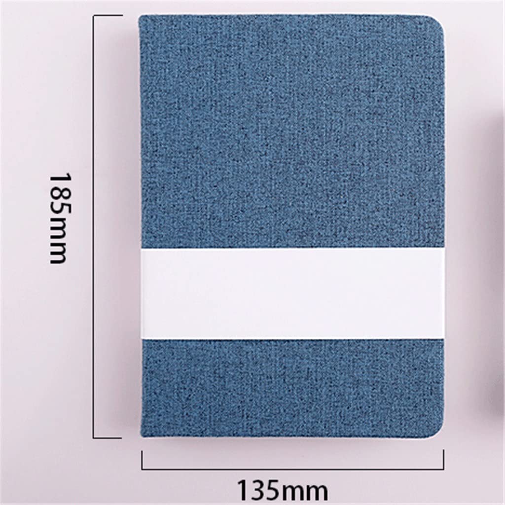 SePKUs Línea de papelería para reuniones y cuaderno en blanco, manual, tablero de escritura para diario en blanco ordinario con rayas (estilo a)