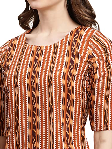 Image of Pinkmint Women's Crepe Black Color Floral Printed Straight Kurti(MD-530349)